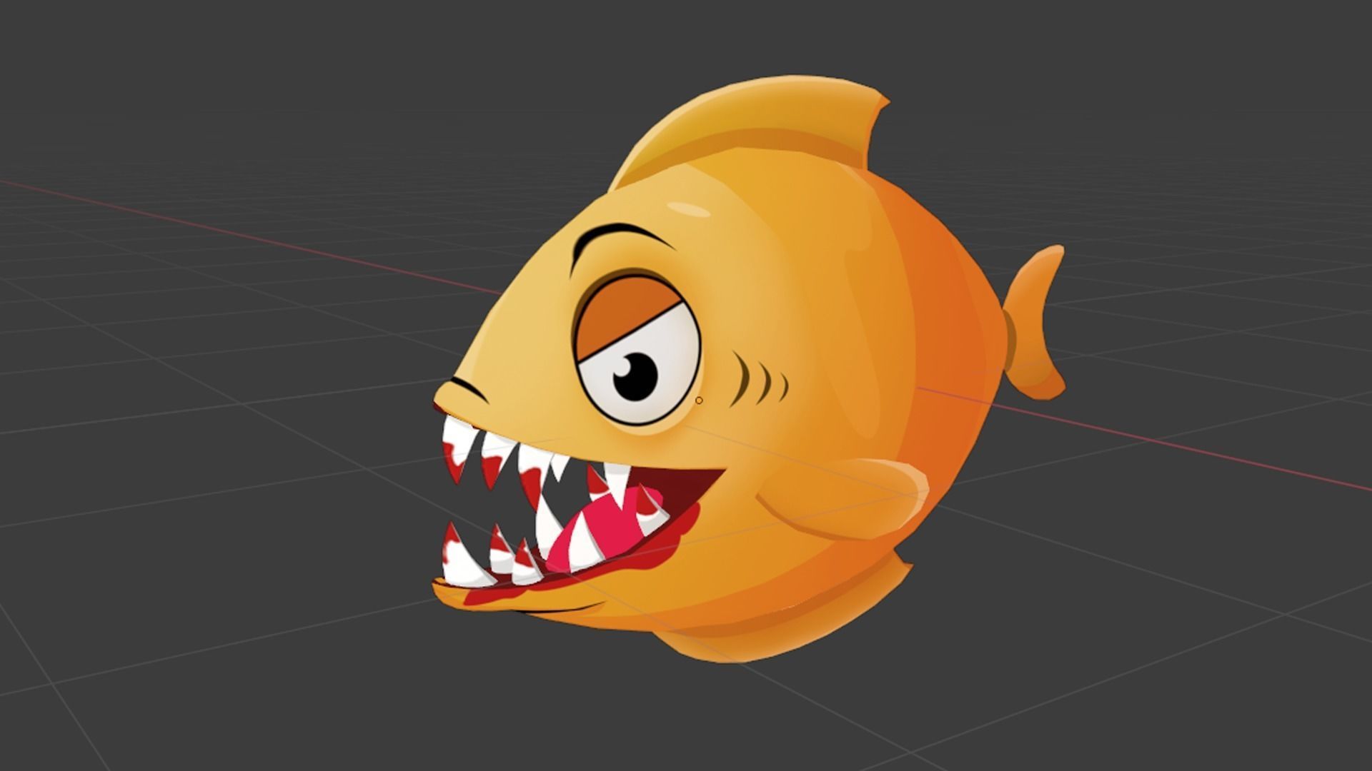 ocean world - fish series Low-poly 3D model_23