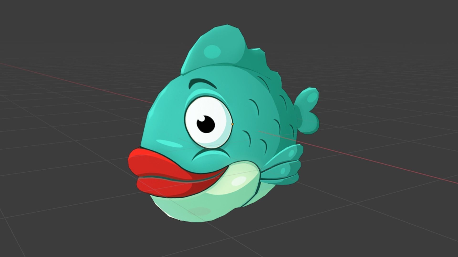 ocean world - fish series Low-poly 3D model_5