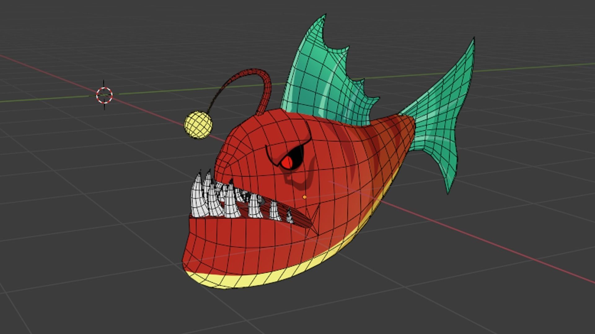 ocean world - fish series Low-poly 3D model_17