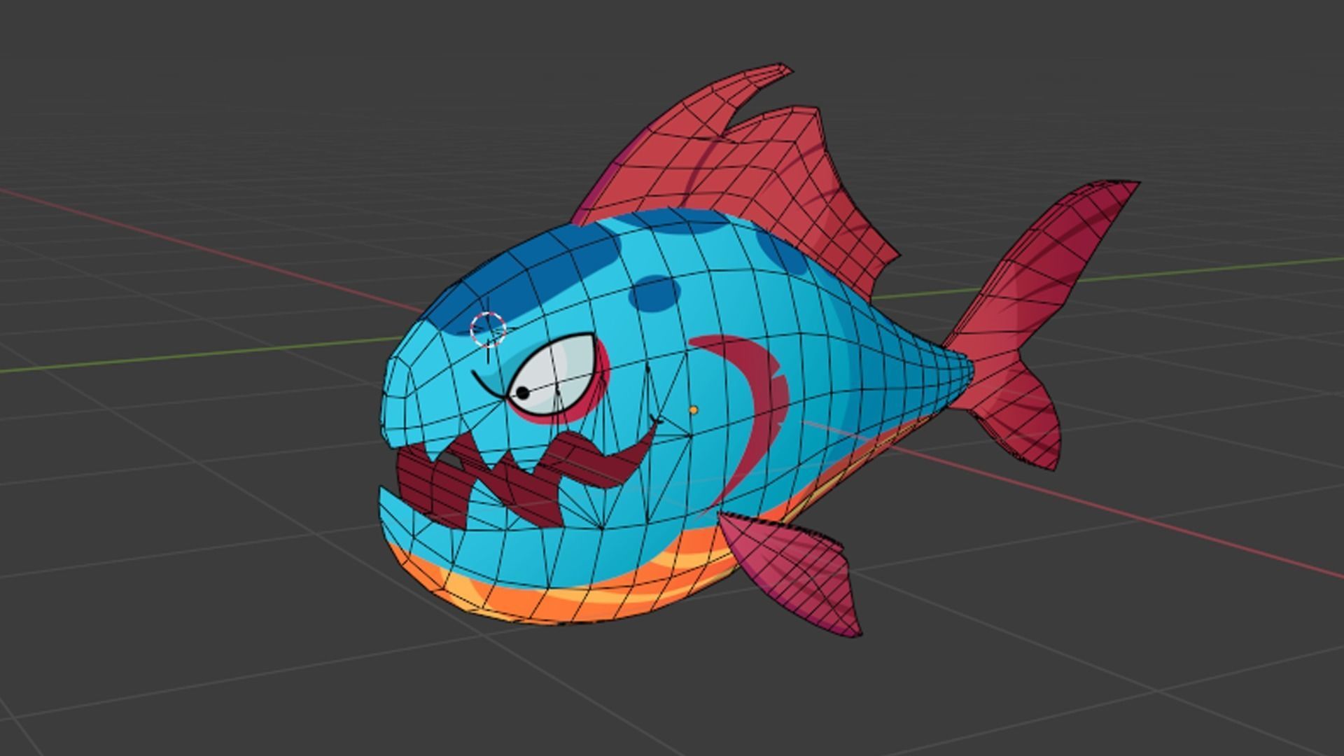ocean world - fish series Low-poly 3D model_12