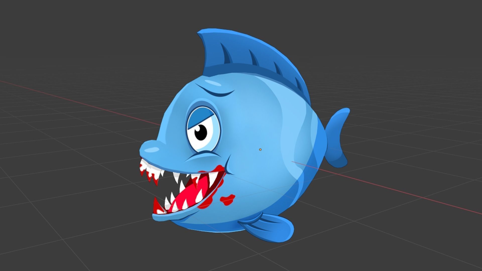 ocean world - fish series Low-poly 3D model_19