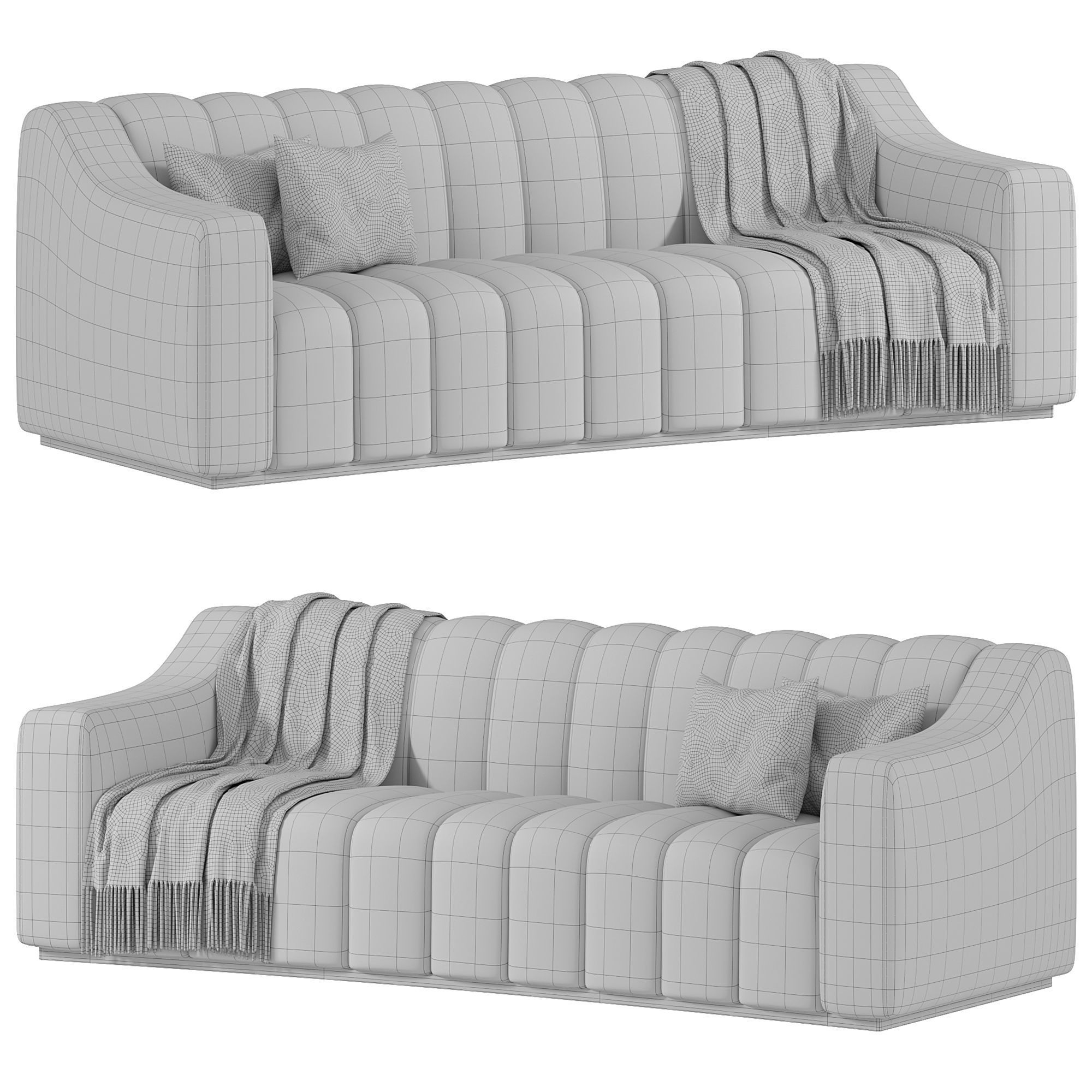 Kelly Sofa By Luxdeco Collection 3D model_2