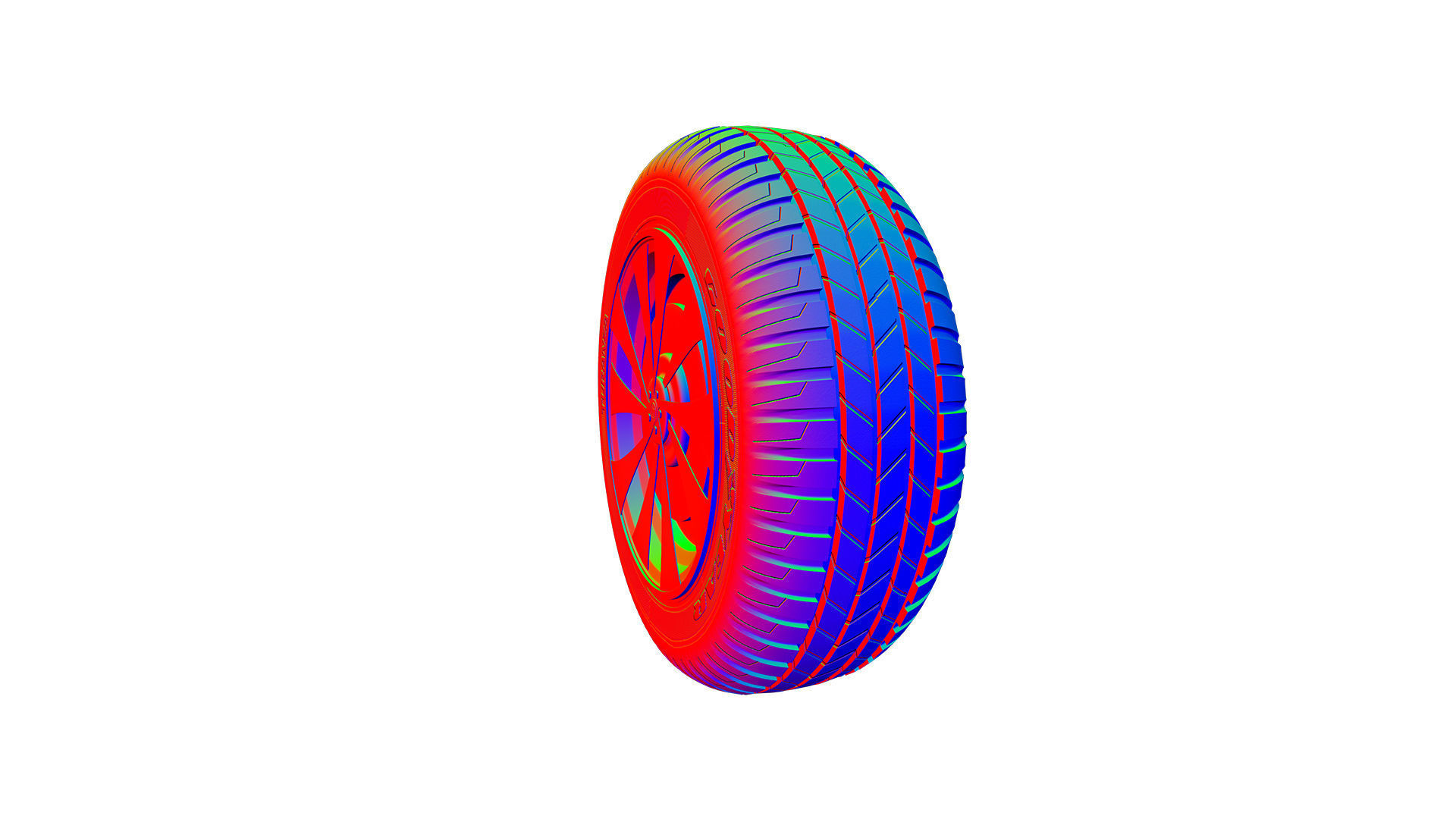 Car Tire And wheel model 3D model | CGTrader