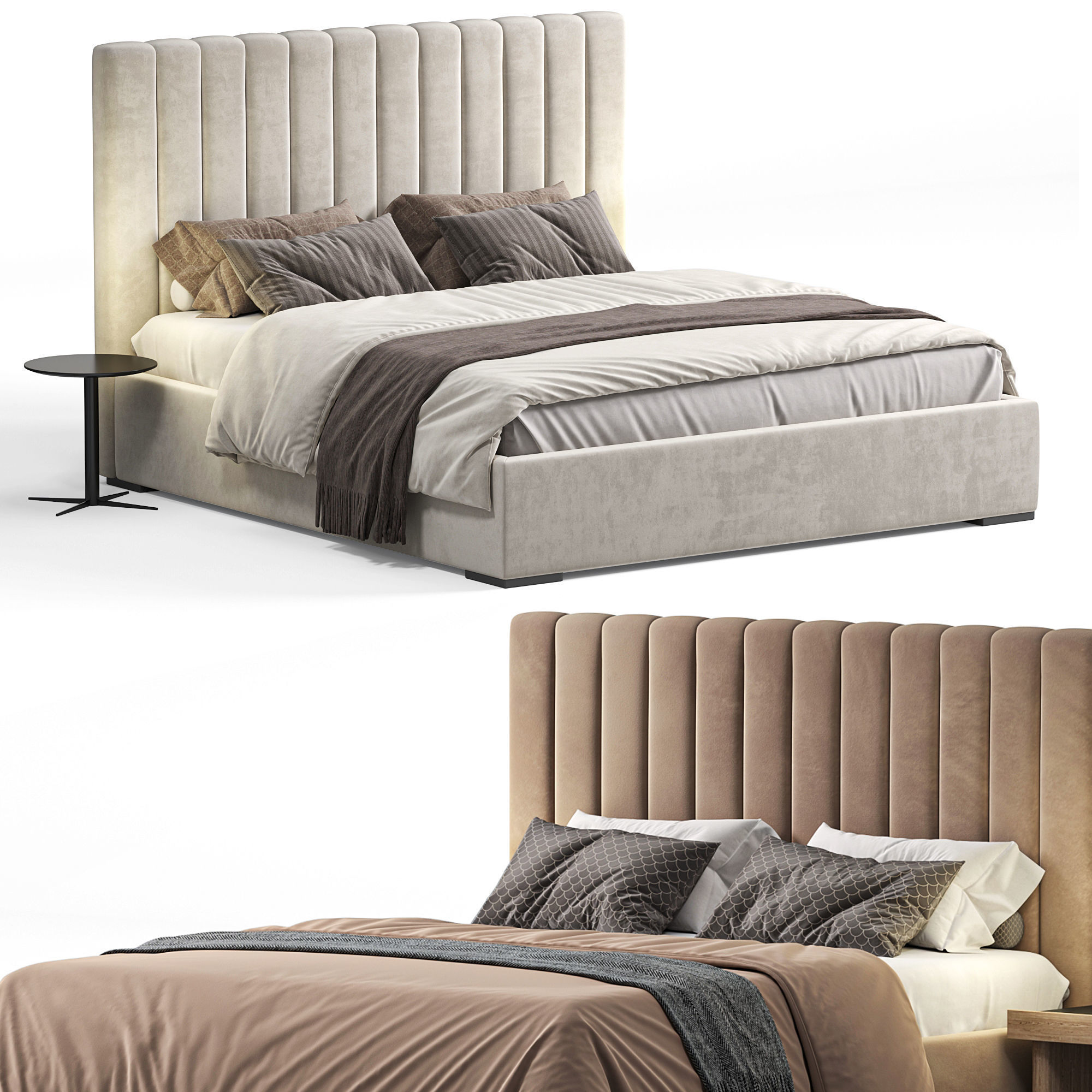 Bed K3 by Delavega 3D model_1