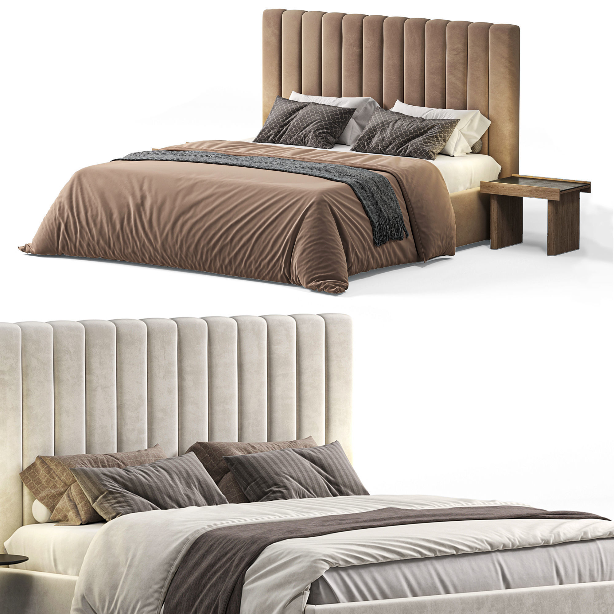 Bed K3 by Delavega 3D model_2