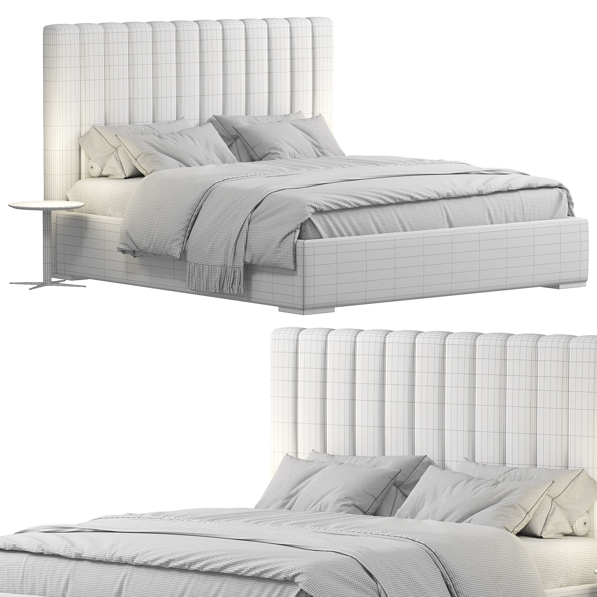 Bed K3 by Delavega 3D model_6