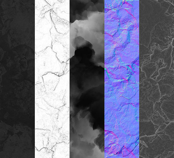 Rock Cliff Wal PBR Texture_4