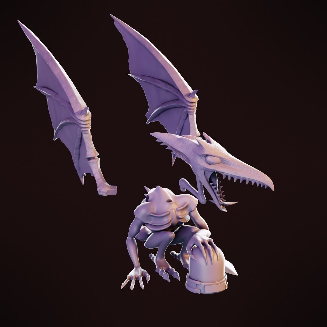 Ridley - Super Metroid 3D print model_16