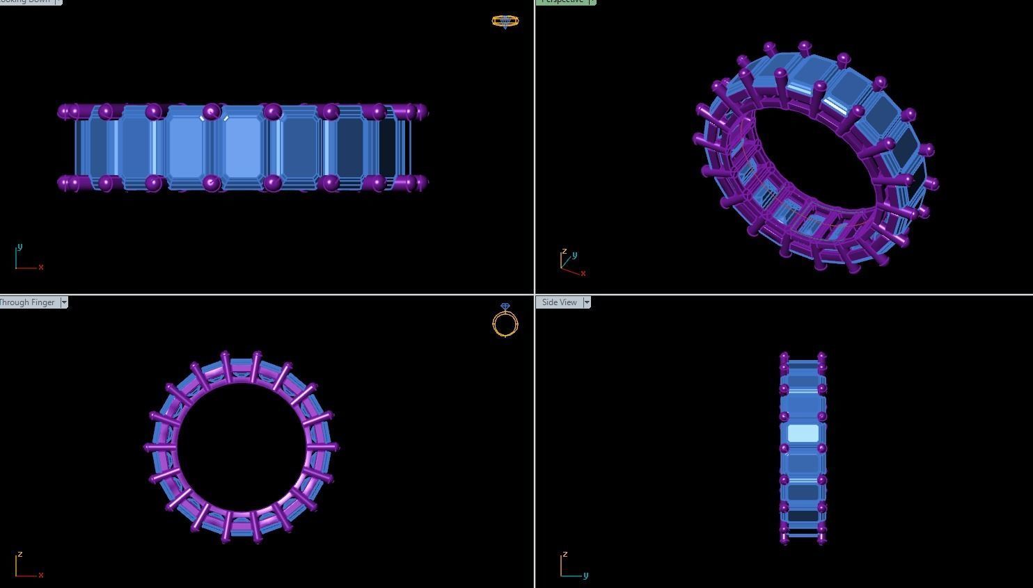 Infinity ring 3D print model_1
