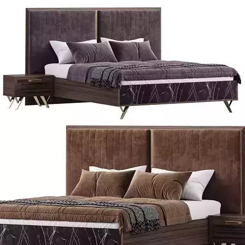 Assos Bed By Akyuz Mobilya Collection
