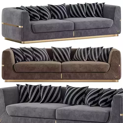 Lorenzo Sofa By Akyuz Mobilya Collection 3D model