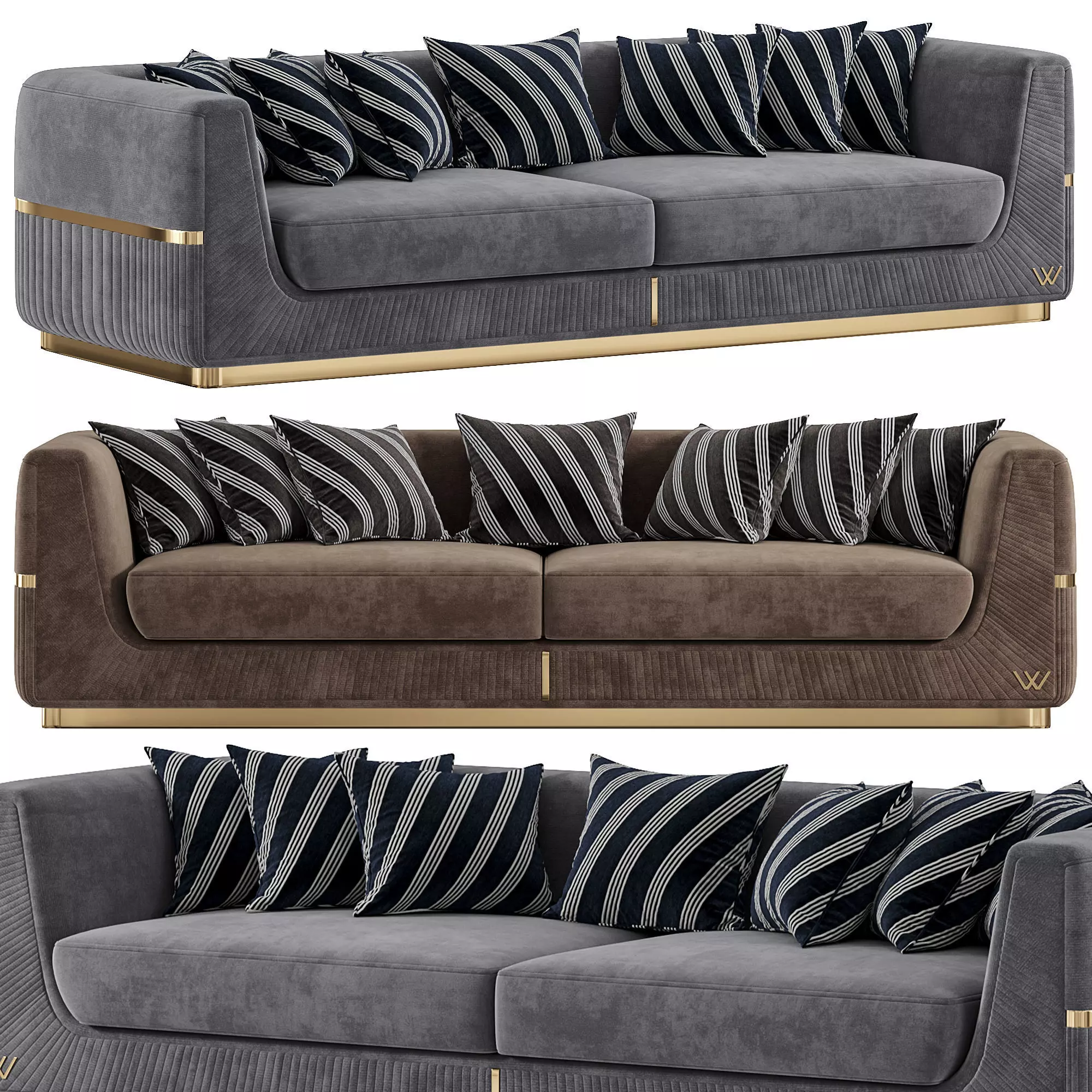Lorenzo Sofa By Akyuz Mobilya Collection 3D model_0