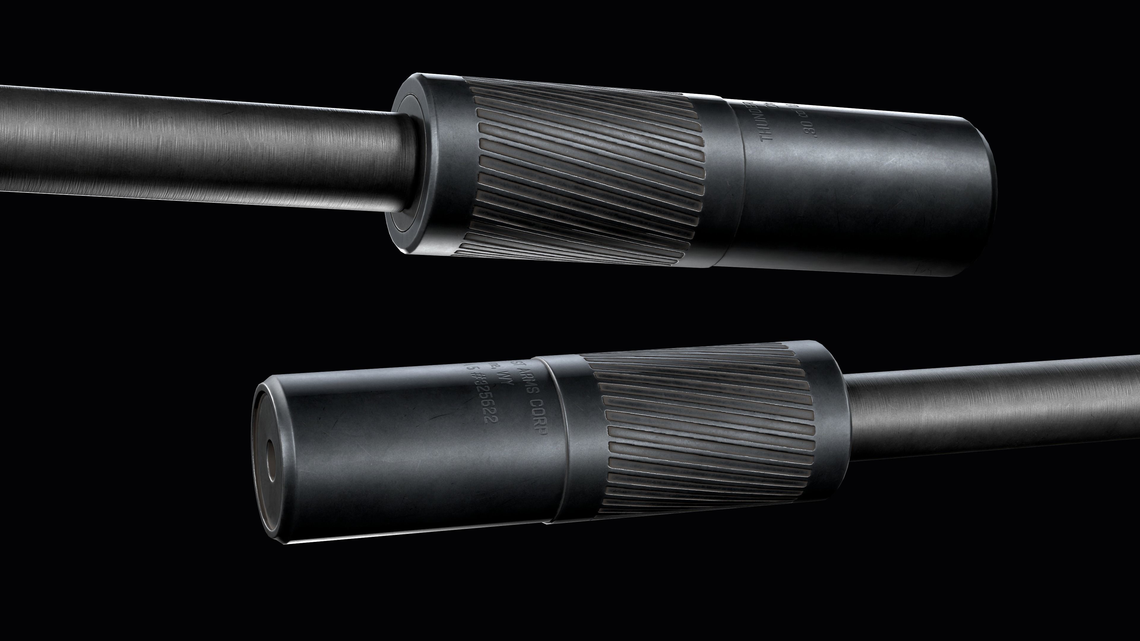 Tactical modular sniper rifle Remington R11 RSASS Low-poly 3D model_24