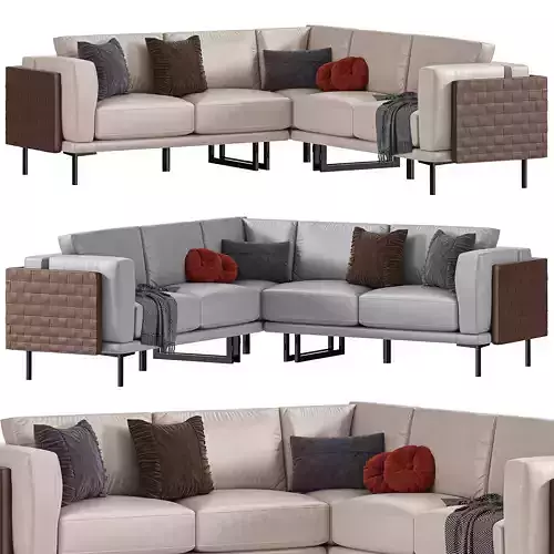 Ravenna Sofa By Sofoloyg Collection 3D model