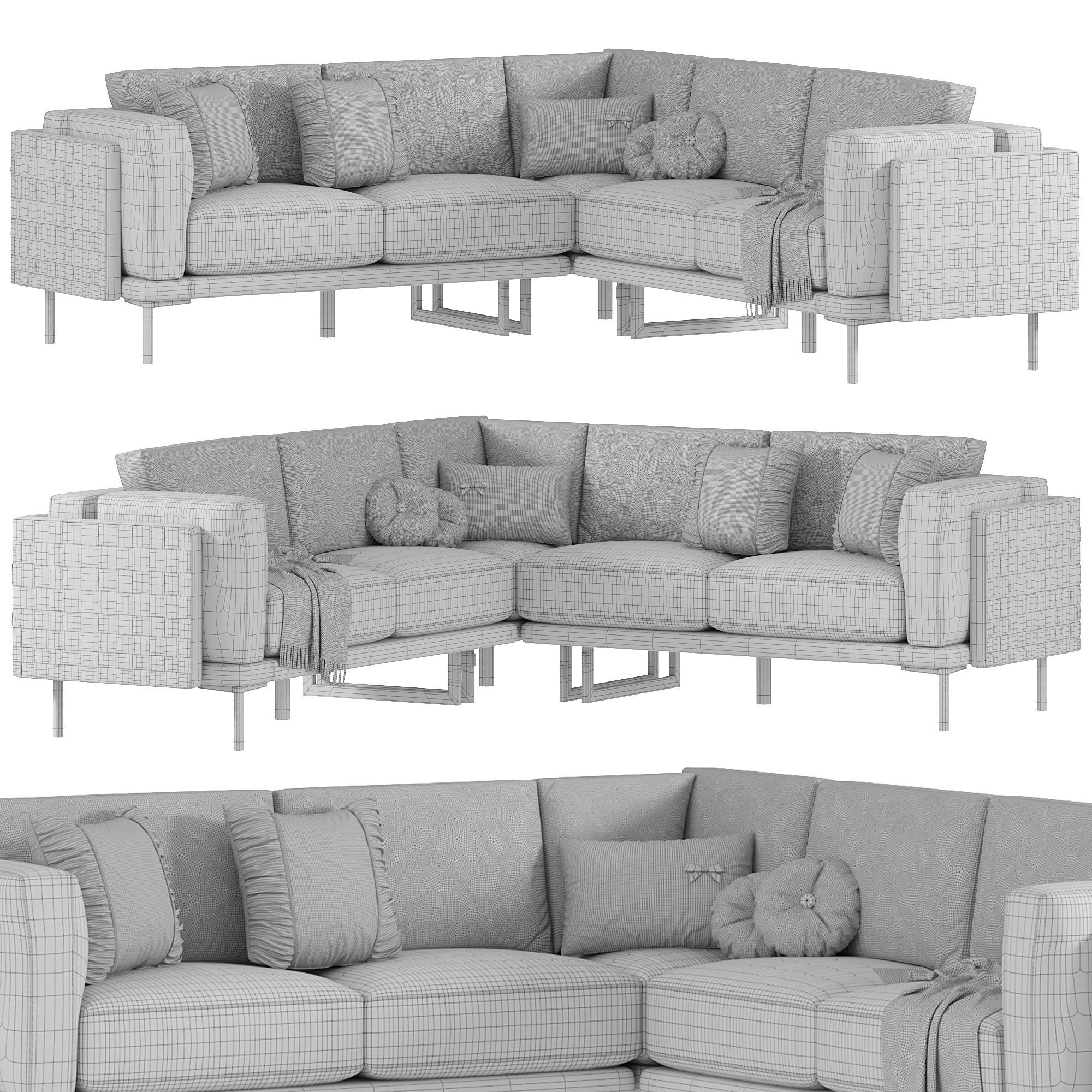 Ravenna Sofa By Sofoloyg Collection 3D model_2