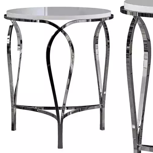 Calista Metal Side Table By Luxdeco Collection