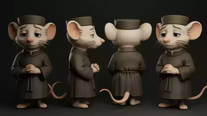 Sexton Mouse 3D print model