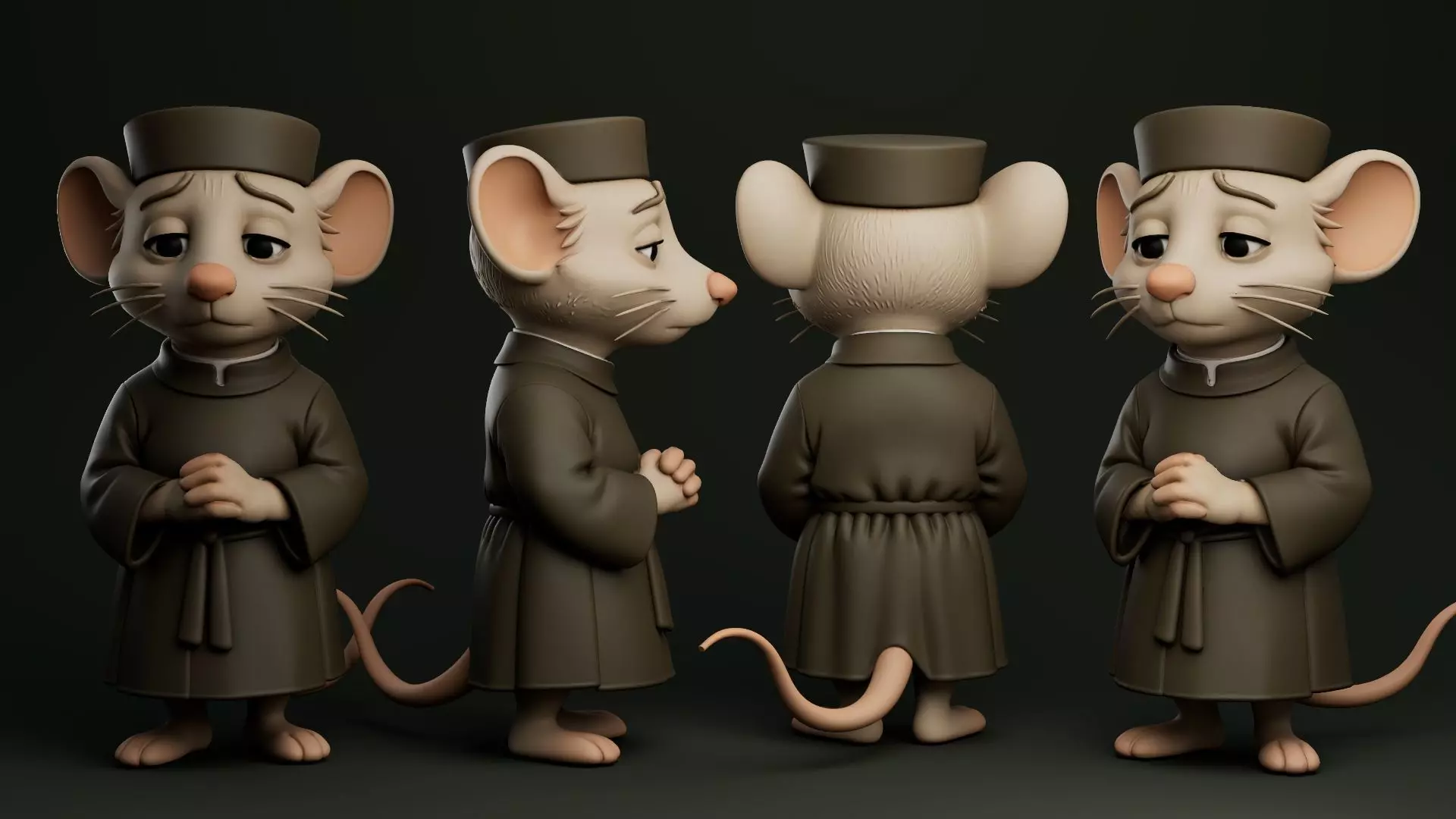 Sexton Mouse 3D print model