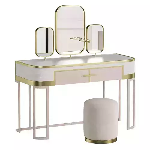 Anza Anglesite Dressing Table by Muranti