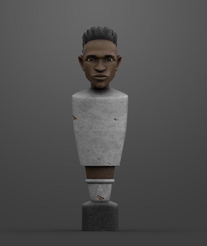 Vinicius figure 3D print model_1