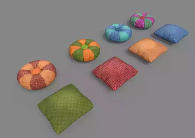 Set of back Rest Pillow Models