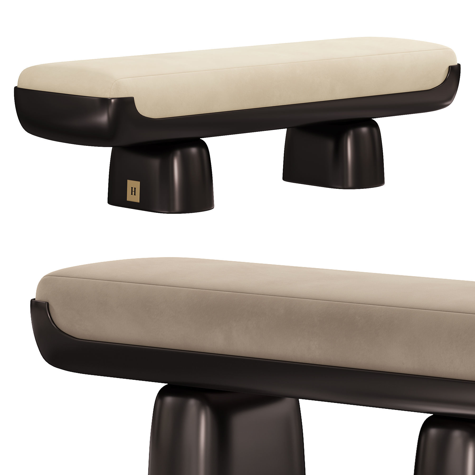 fifih bench by valdoluxury 3D model_1