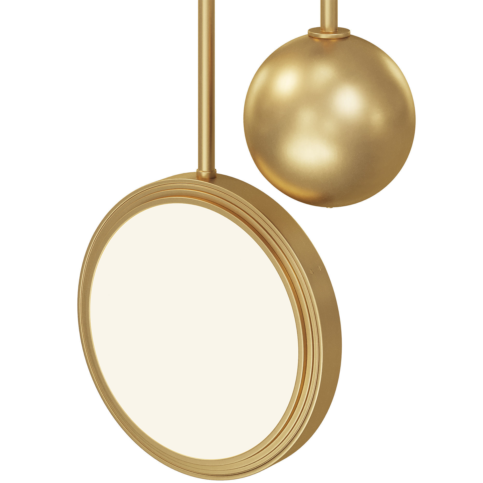 pendulum wall light by luxdeco 3D model_1