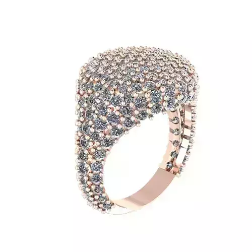 Wedding Engagement Women Ring 3D print model 