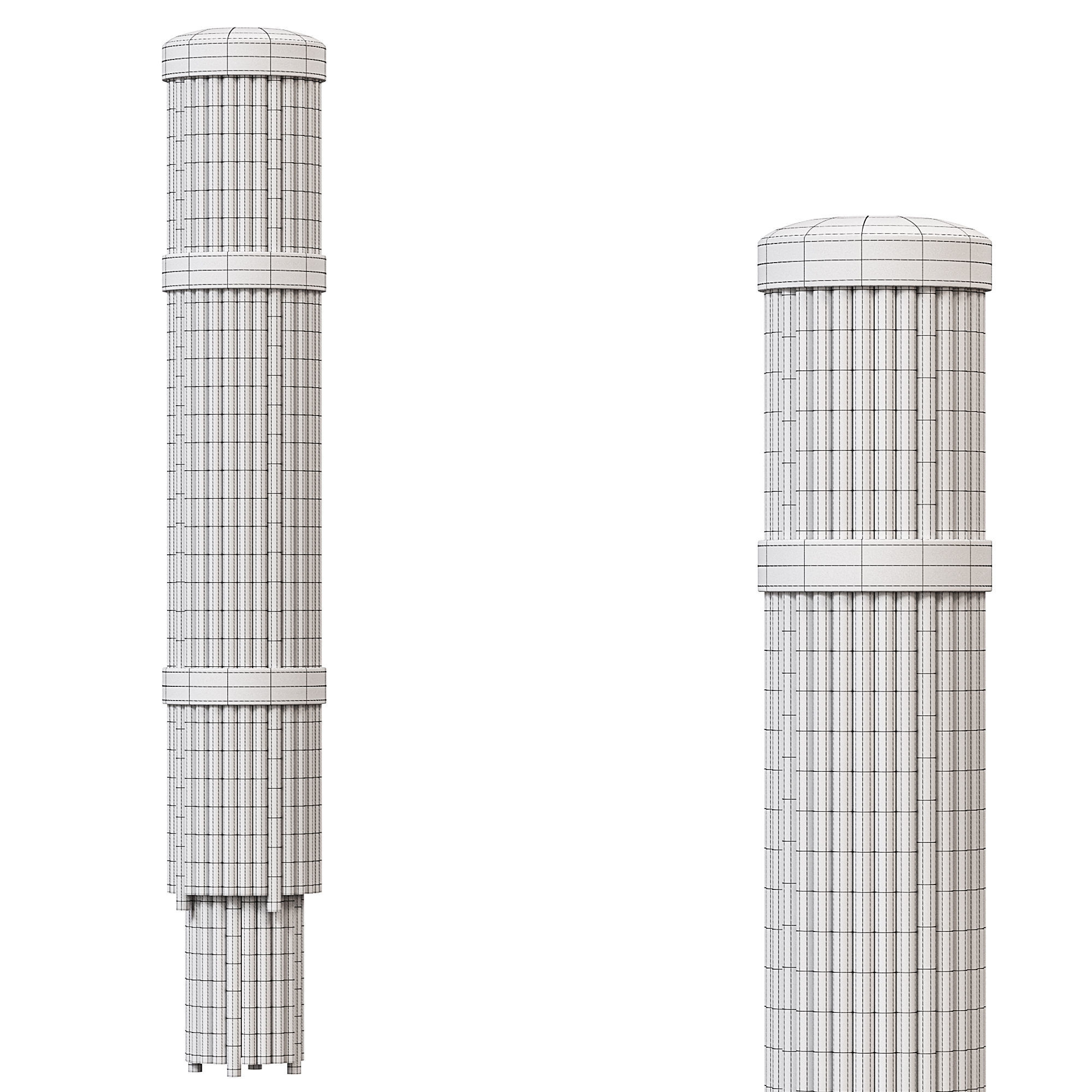 Pharo Wall Sconce LUXXU 3D model_1