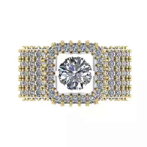 Wedding Engagement Women Ring 3D print model 