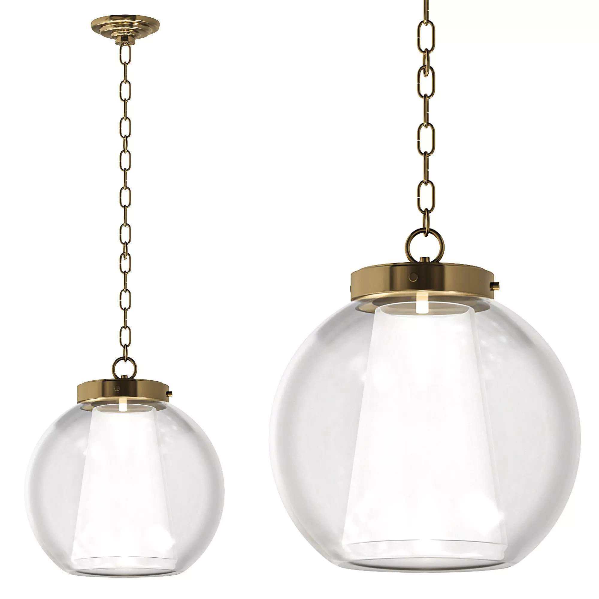 Sasha Pendant By Mitzi 3D model_0