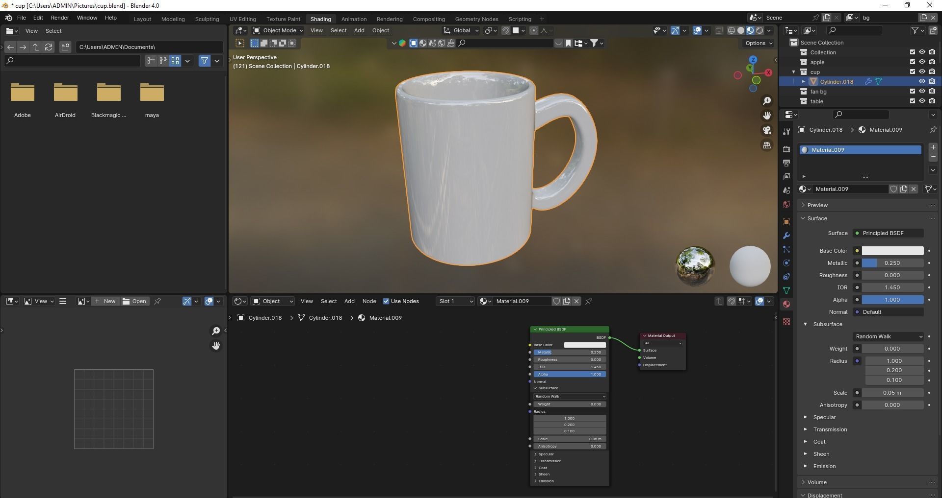 3d cup Free 3D model_3