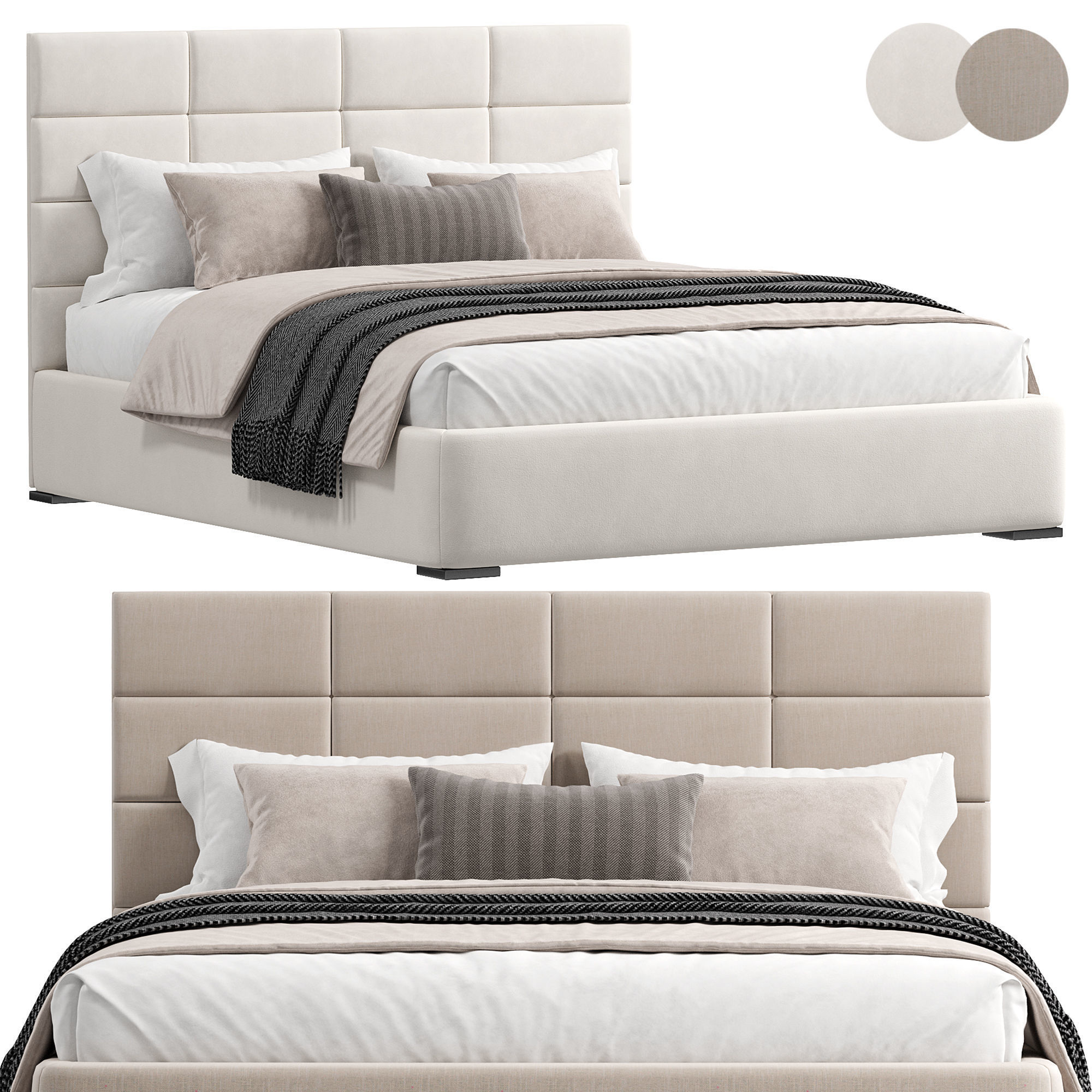 Bed K4 By Delavega 3D model_1