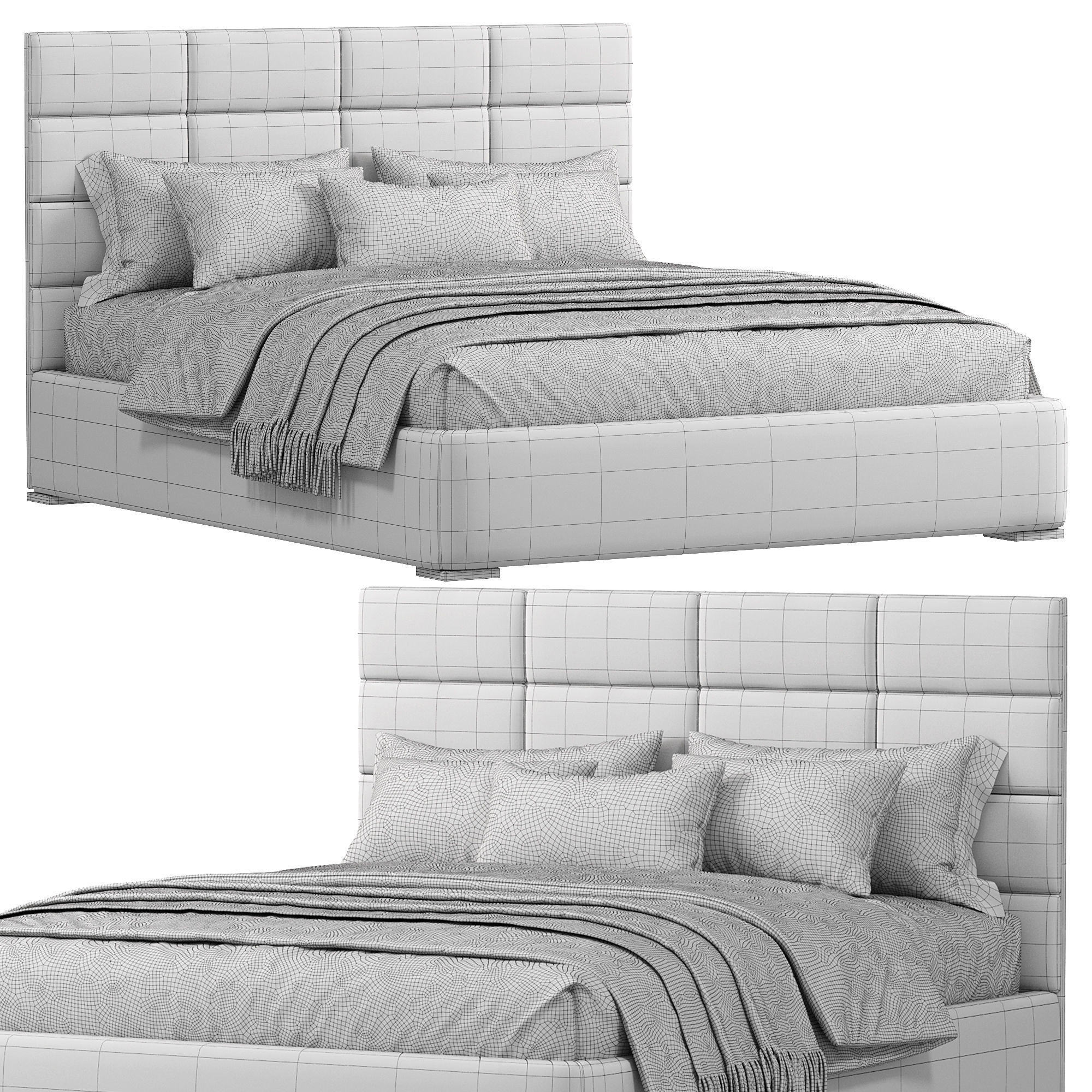 Bed K4 By Delavega 3D model_2