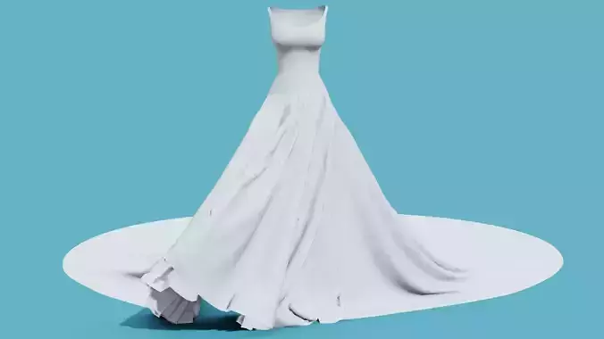 Wedding white dress 