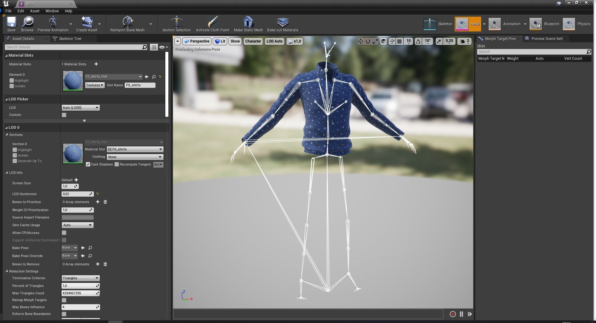 Classic Shirt 3D Realistic Low-poly 3D model_21