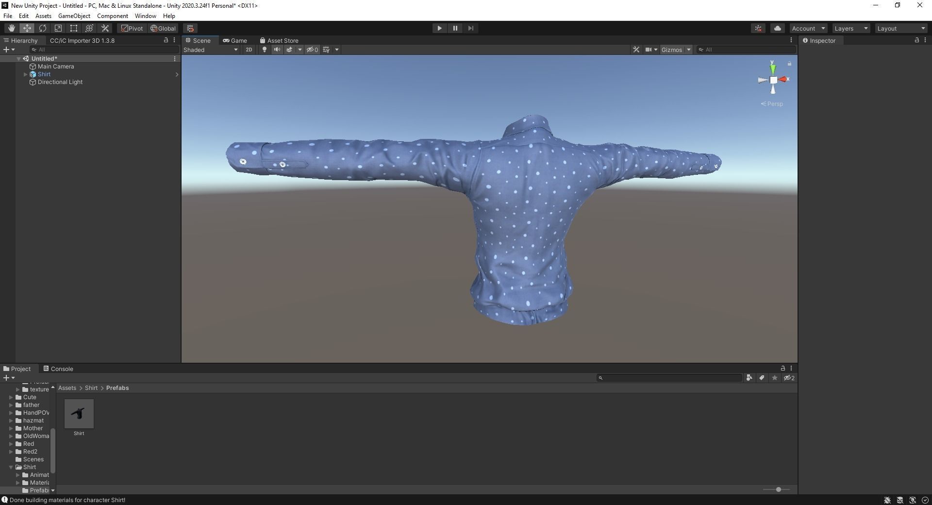 Classic Shirt 3D Realistic Low-poly 3D model_18
