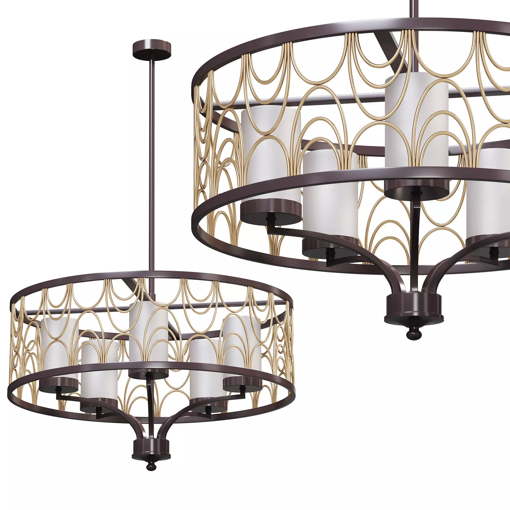 Cirrine Chandelier by lightology 3D model_0
