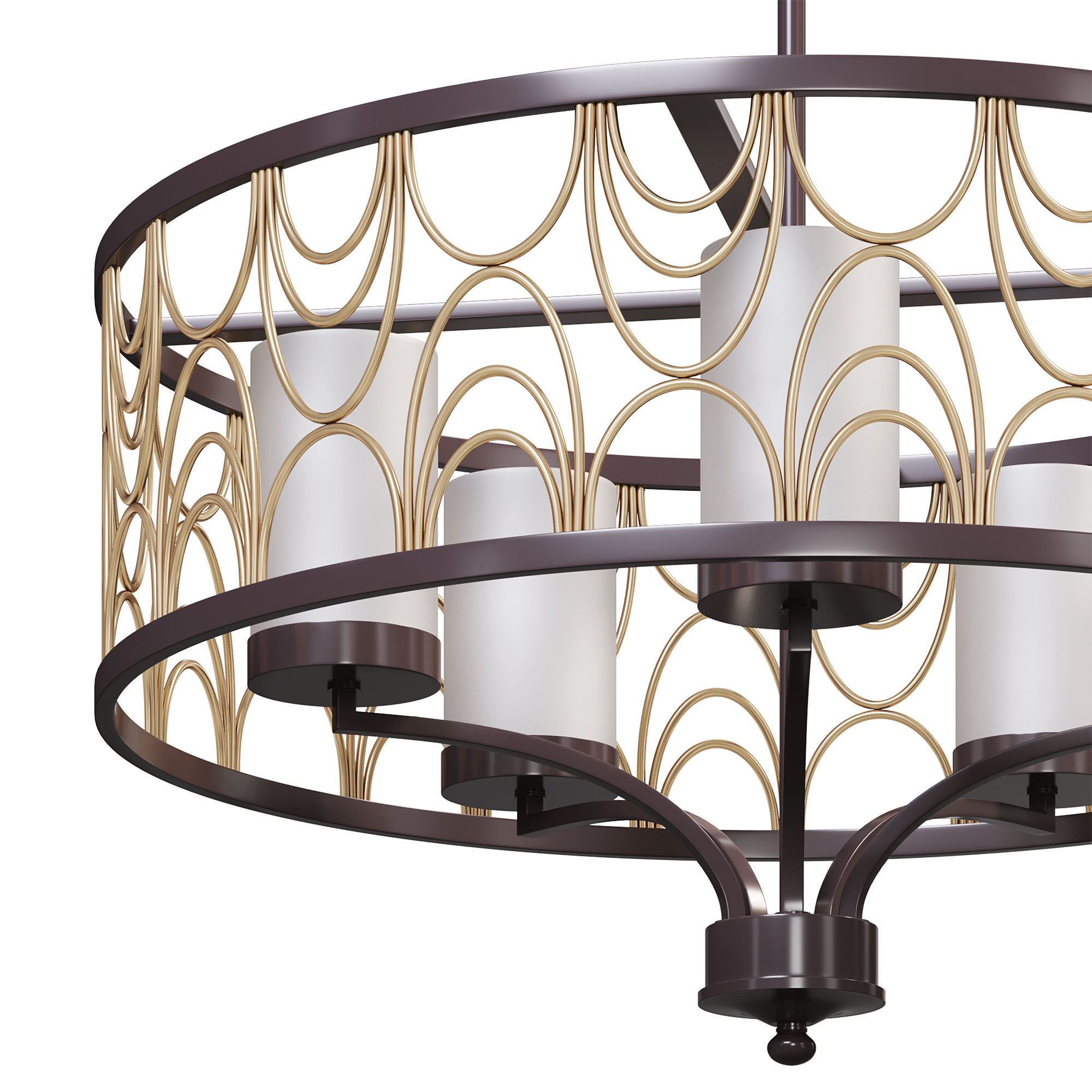 Cirrine Chandelier by lightology 3D model_1
