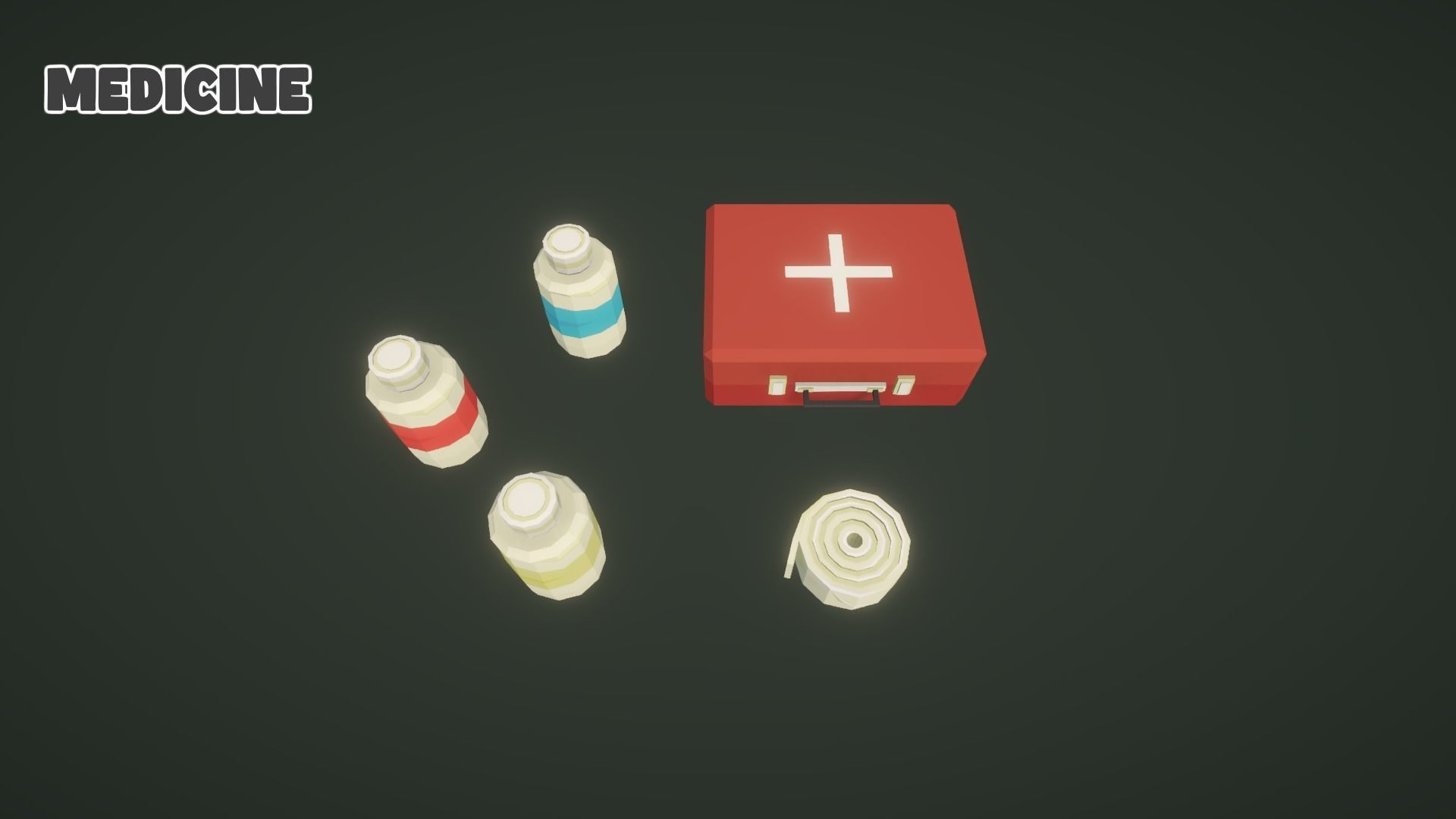 Low World - Survival Game Kit Low-poly 3D model_17