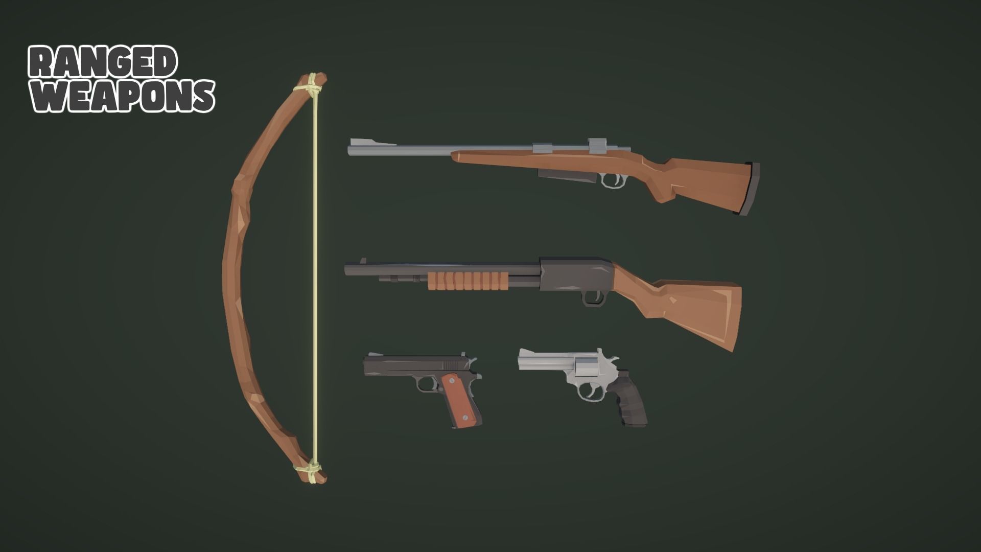 Low World - Survival Game Kit Low-poly 3D model_23