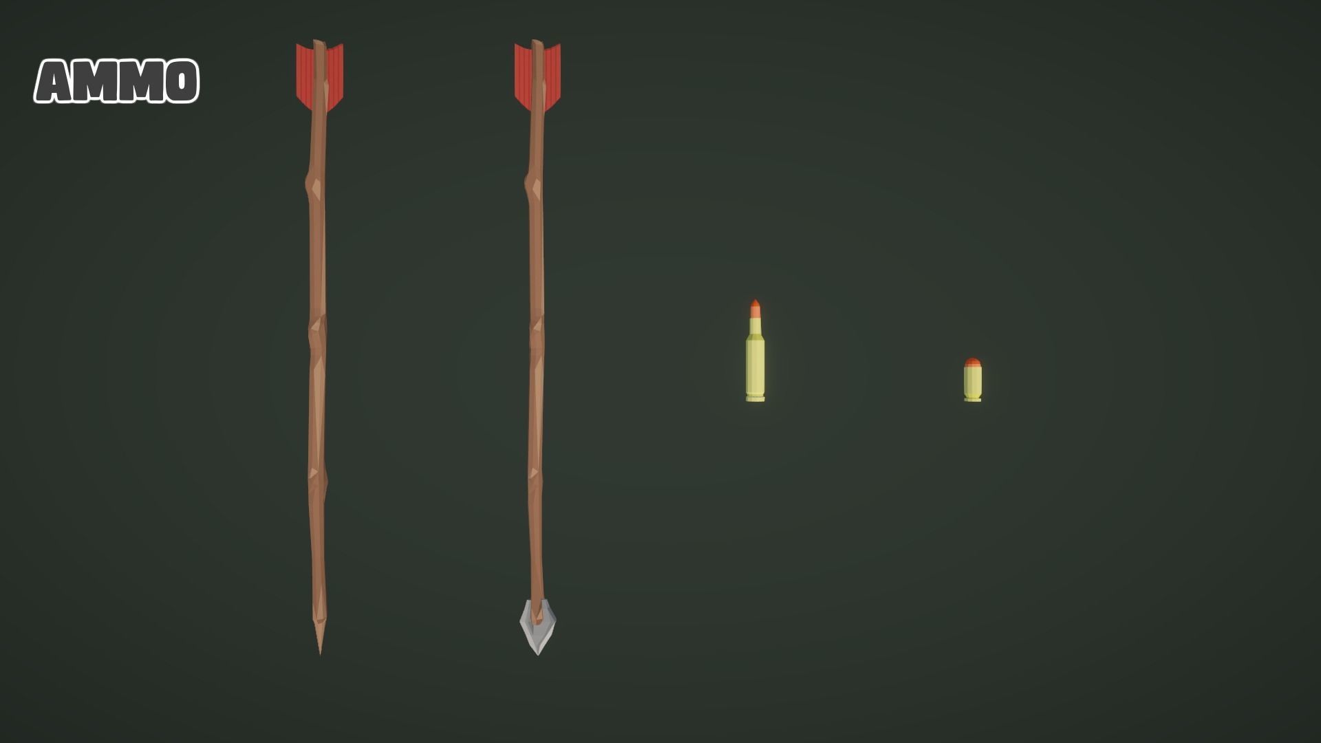 Low World - Survival Game Kit Low-poly 3D model_4