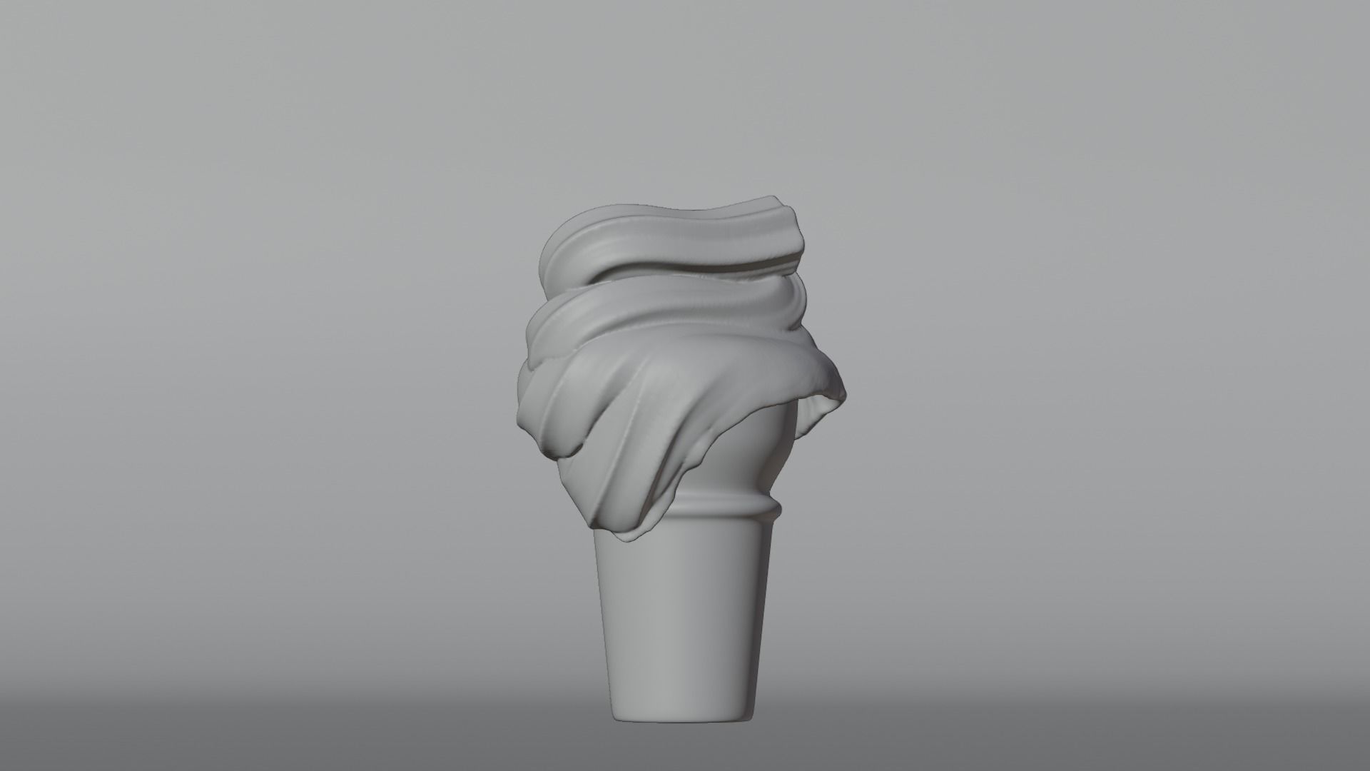 Animated Ice Cream simulation  3D model_3
