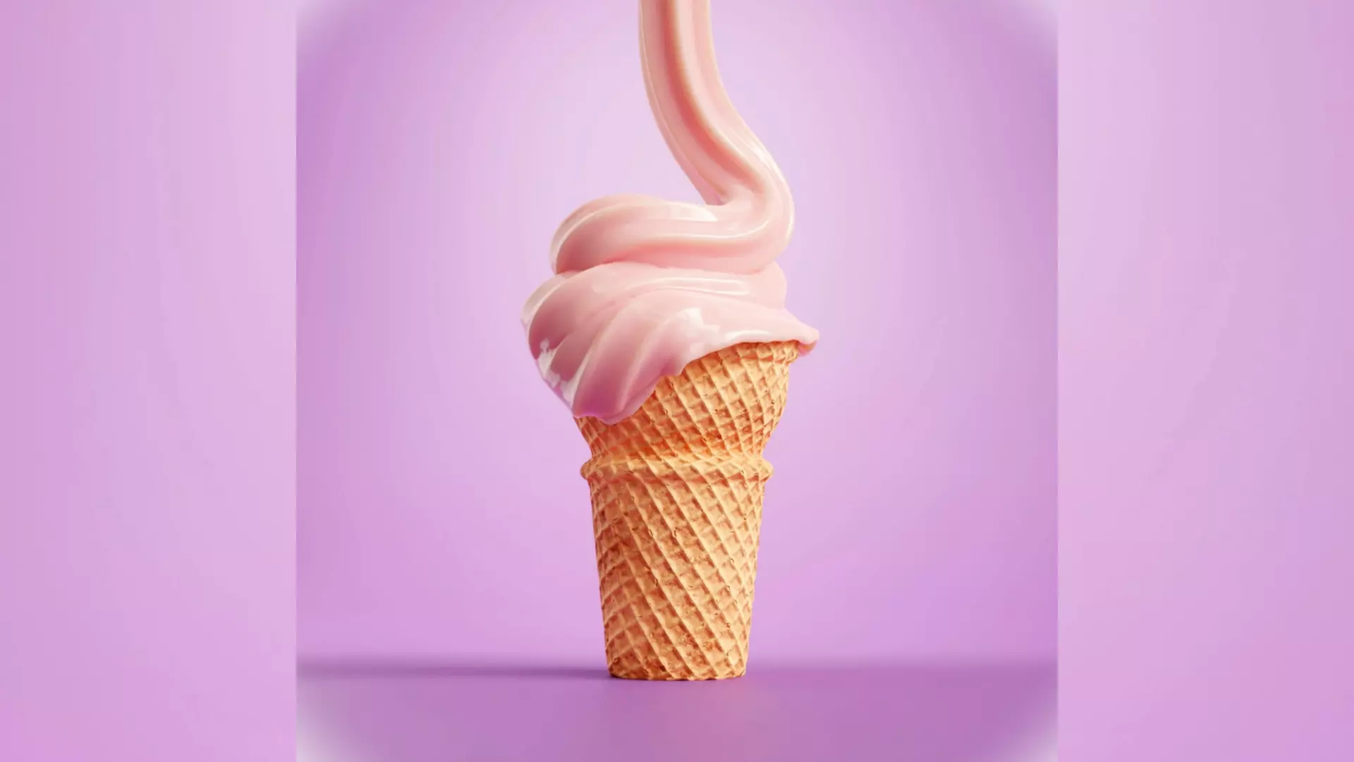 Animated Ice Cream simulation  3D model_0