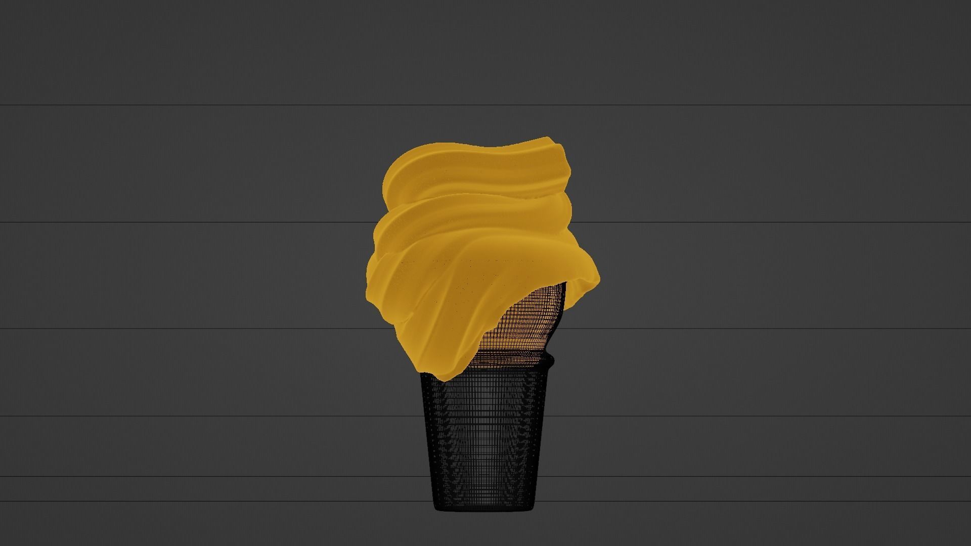 Animated Ice Cream simulation  3D model_5