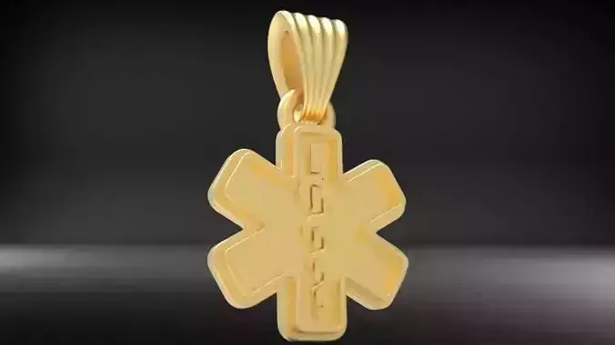 Paramedic  Emt Symbol Pendant Charm Jewelry 
