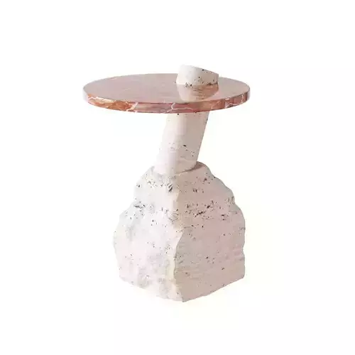 Marble sidetable table rock stone marble  3D model