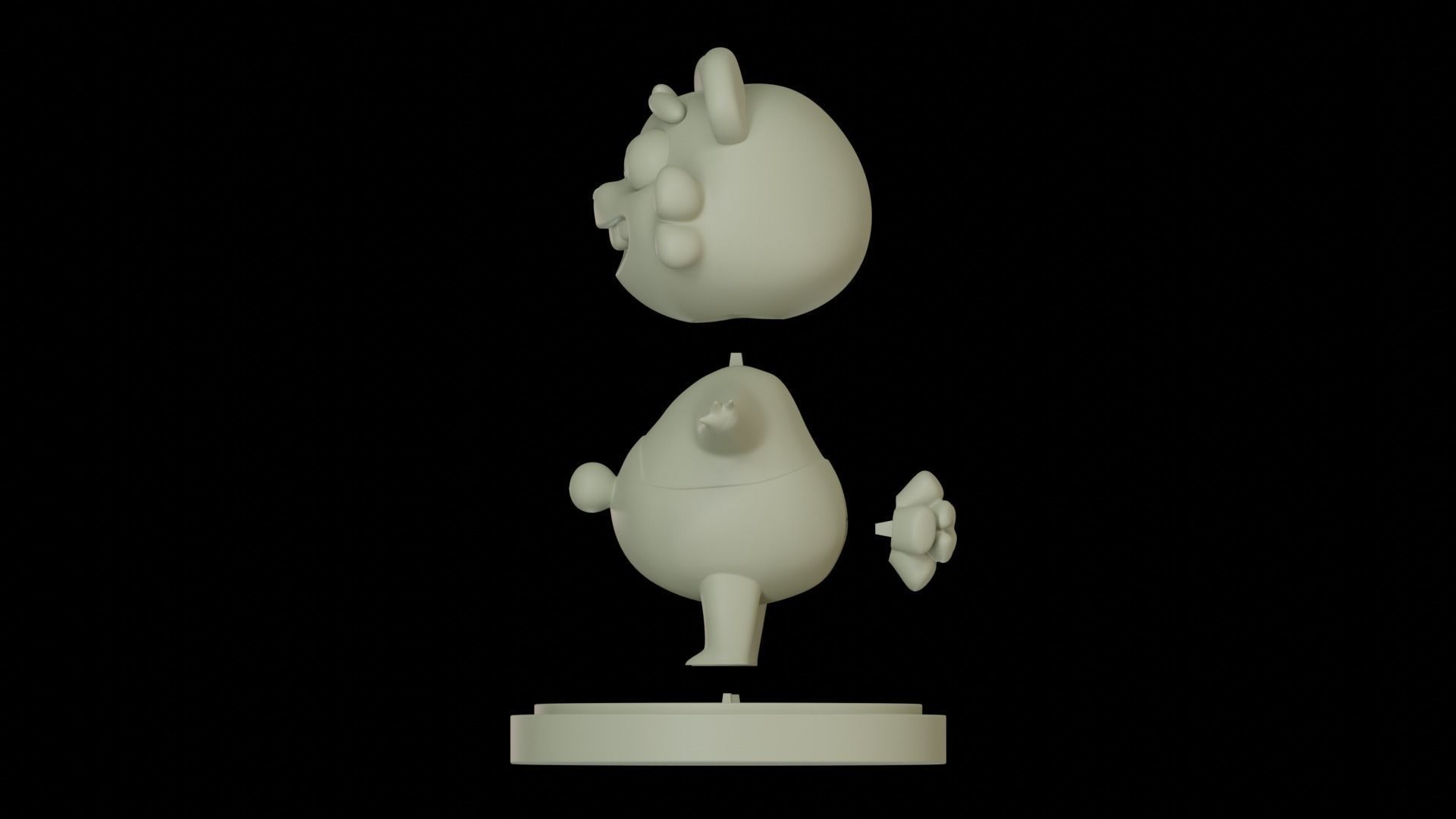 Panda Free 3D print model_5