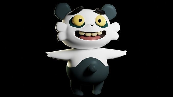 Panda Free 3D print model
