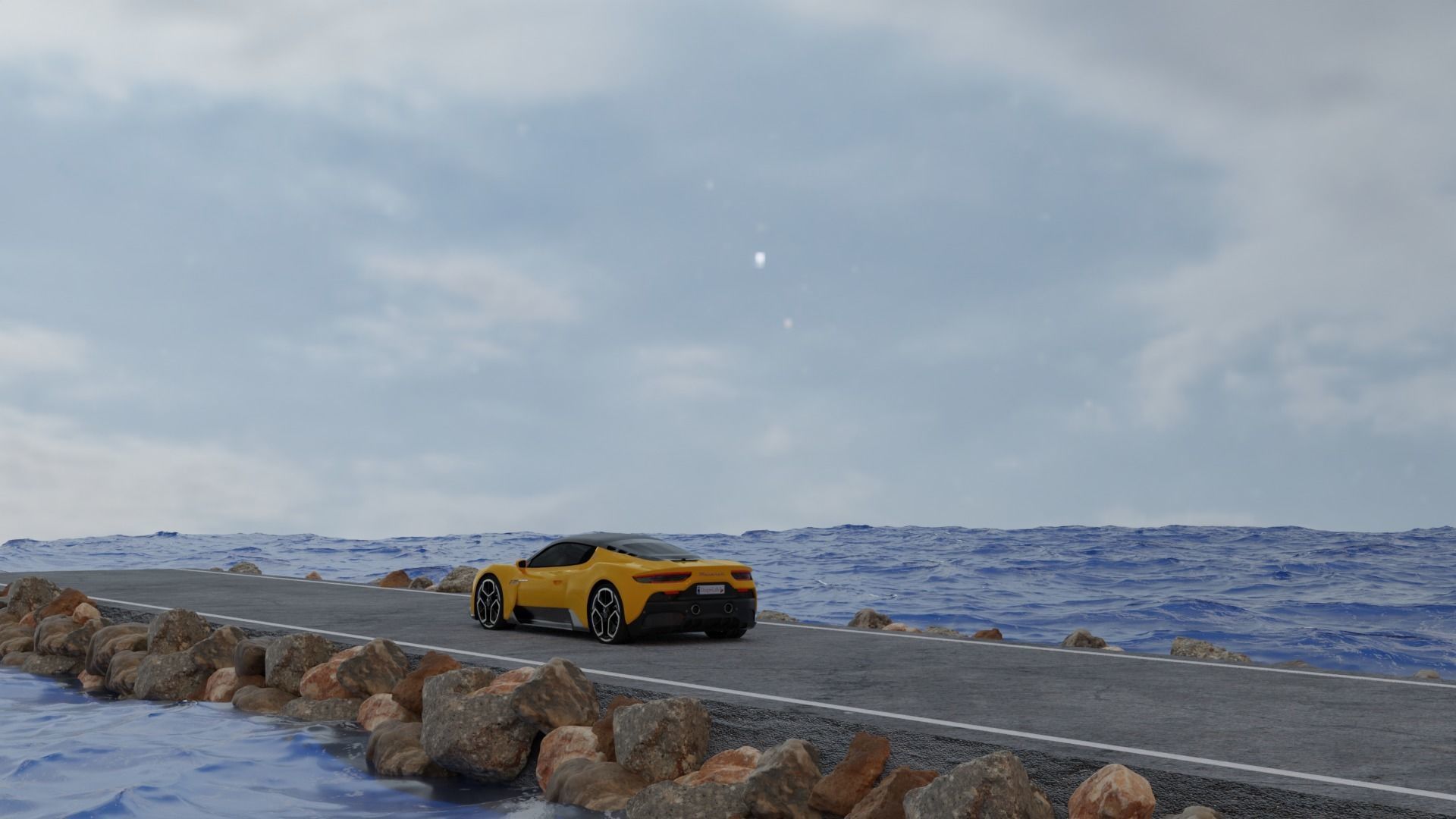 Lighthouse showroom 3D model Low-poly 3D model_4